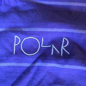 PURPLE POLAR SHIRT, Striped!!!